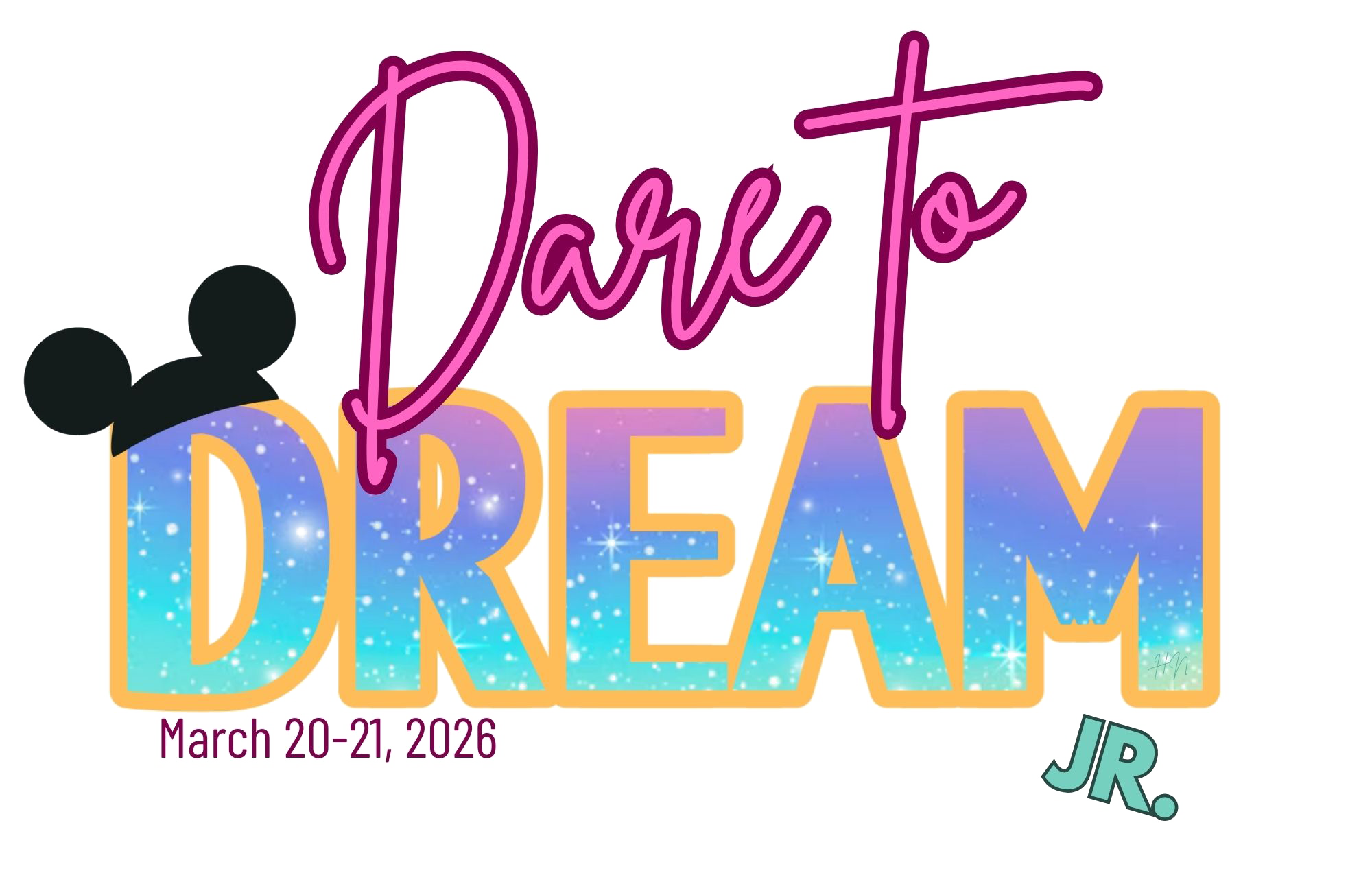 St. Mark School spring performance poster announcing show dates on Friday, March 20 and Saturday, March 21 at 7 PM in St. Mark Hall, with tickets on sale now.